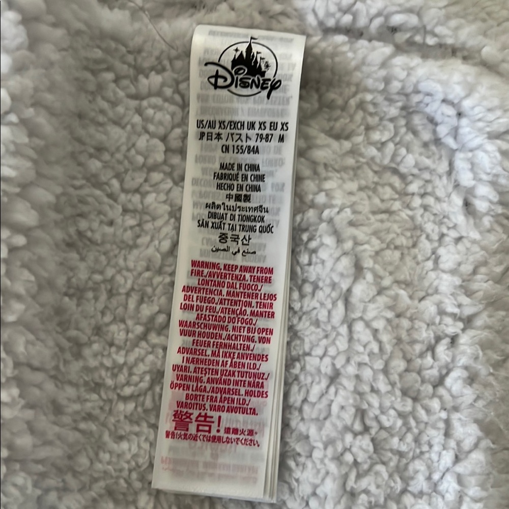 Disney Gray Zippered Hooded Sweatshirt - Picture 5 of 6
